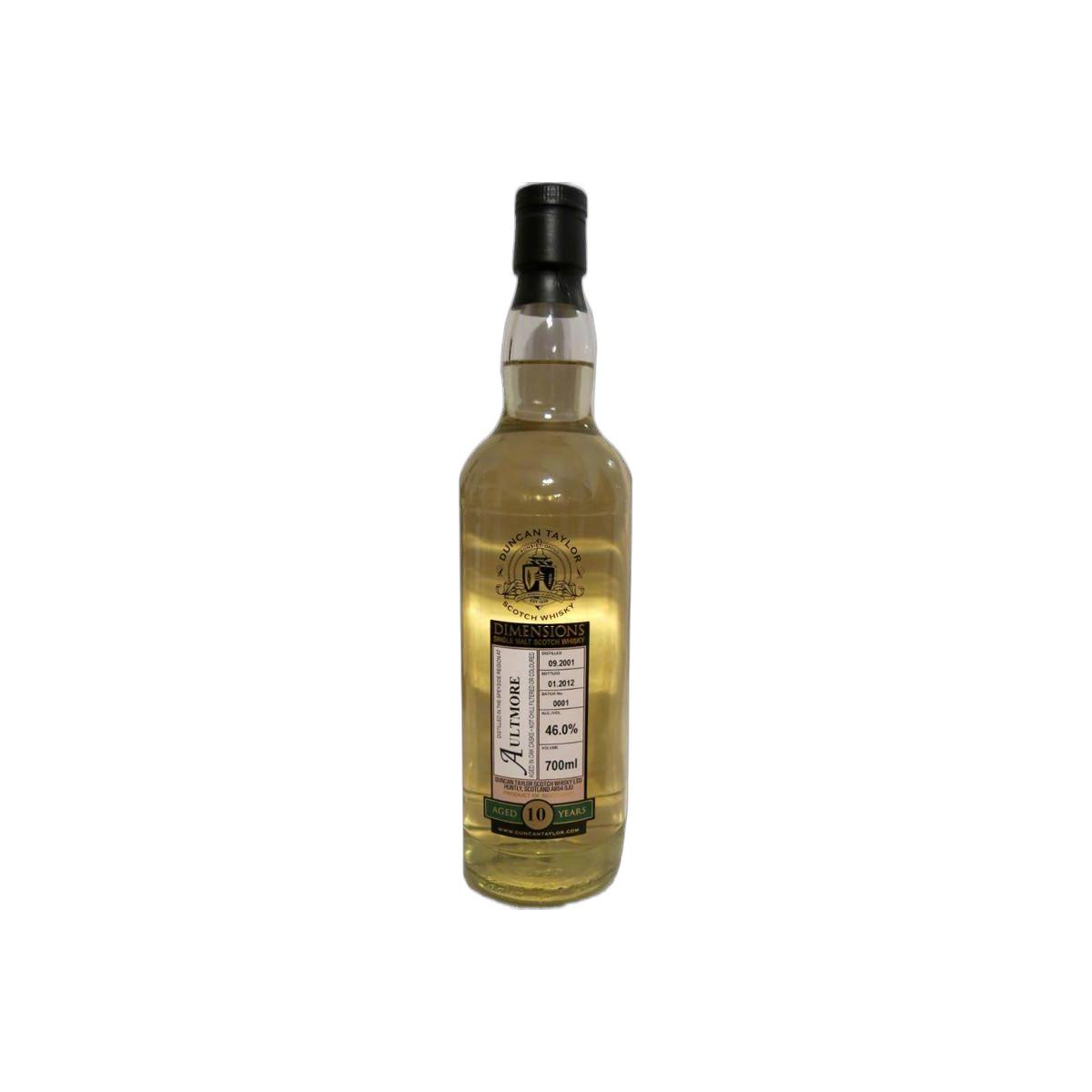 Aultmore Dimensions 2001 10 Years Single Malt Whisky