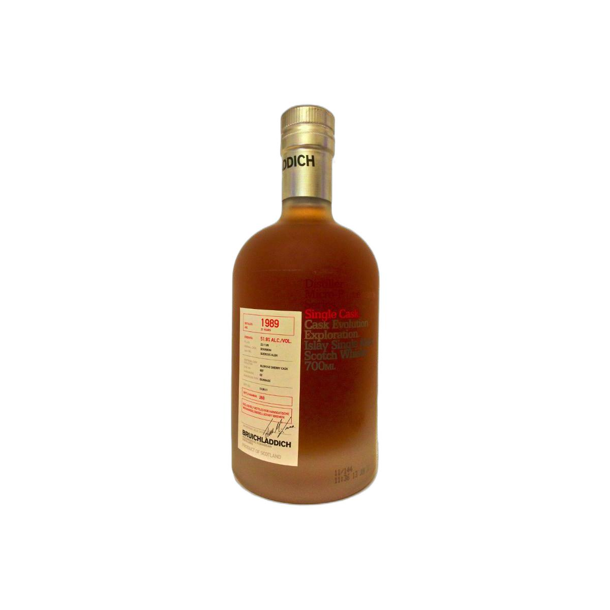 Bruichladdich 1989 21 Years Single Malt Whisky