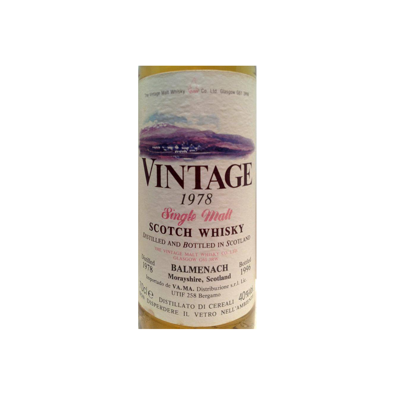 Balmenach 1978 18 Years Single Malt Whisky 3