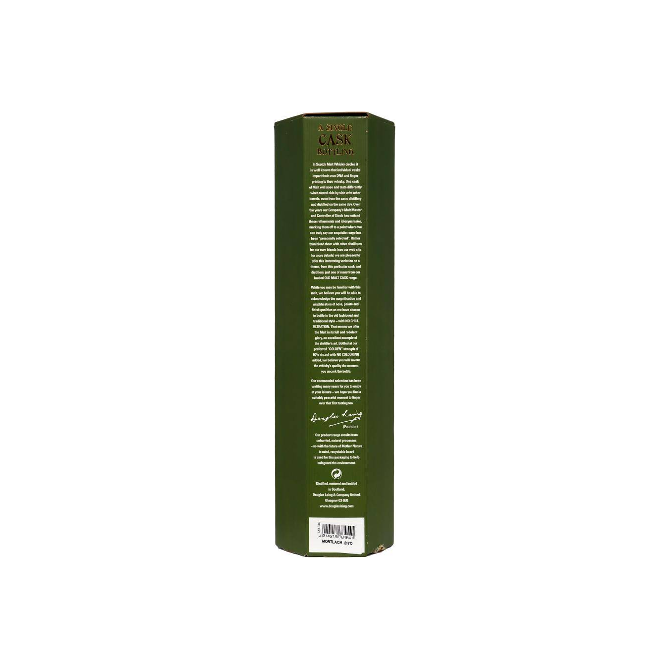 Mortlach Old Malt Cask 1990 21 Years Single Malt Whisky 3
