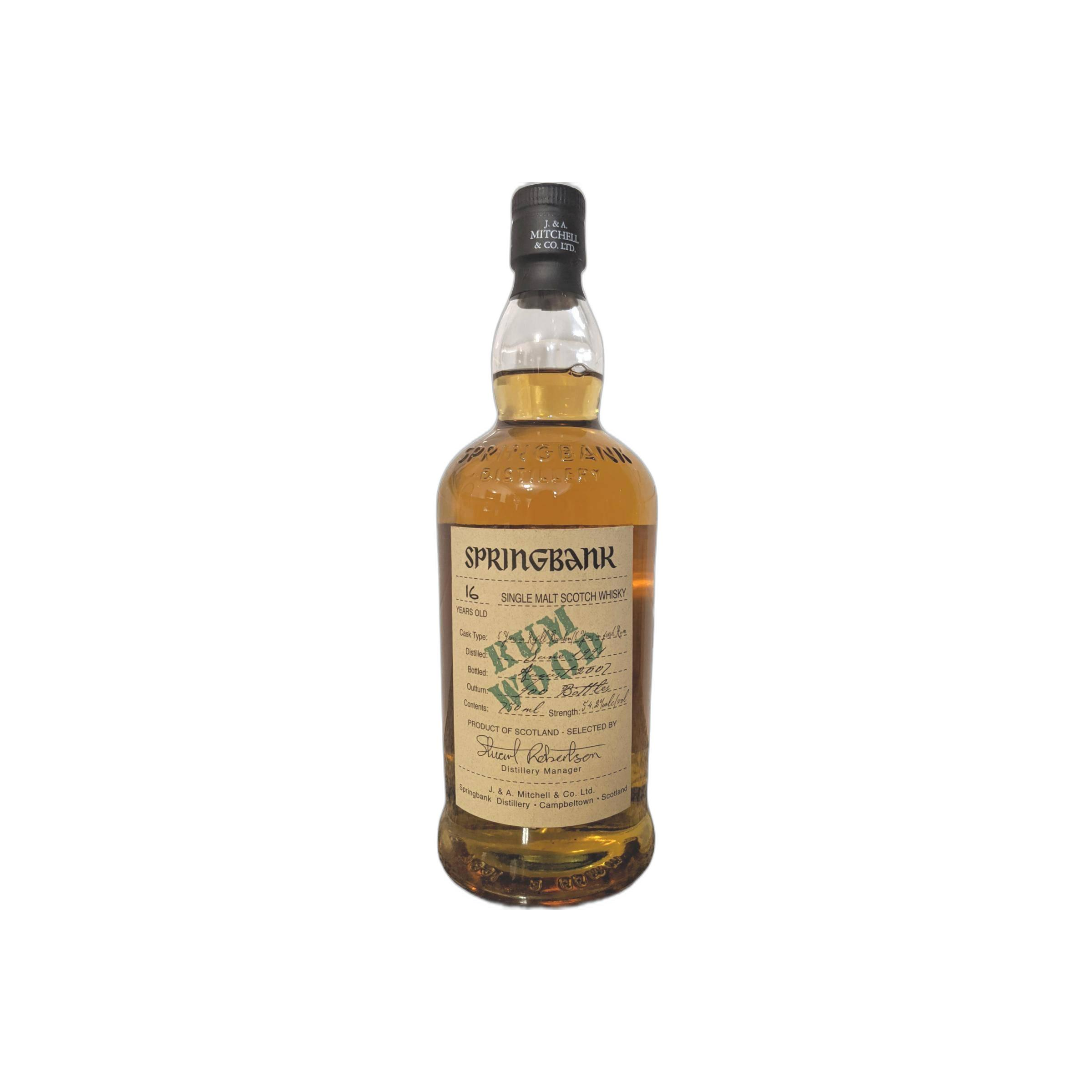 Springbank 1991 16 Years Single Malt Whisky