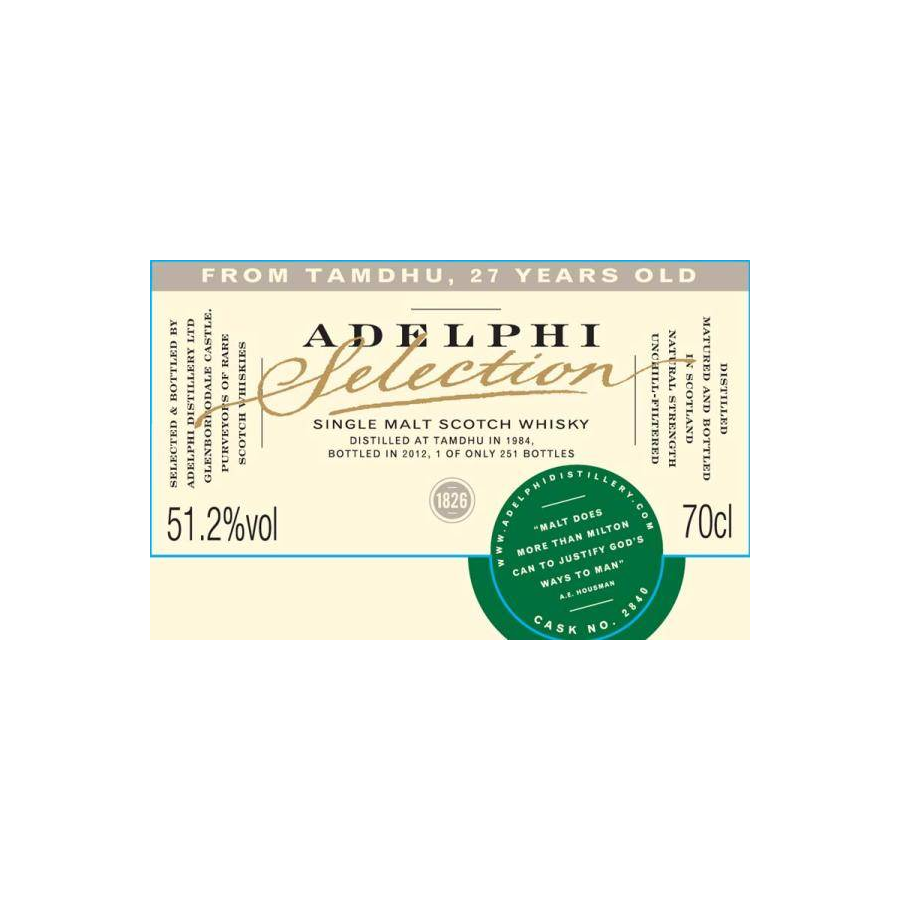 Tamdhu Limited Edition 1984 27 Years Single Malt Whisky 3