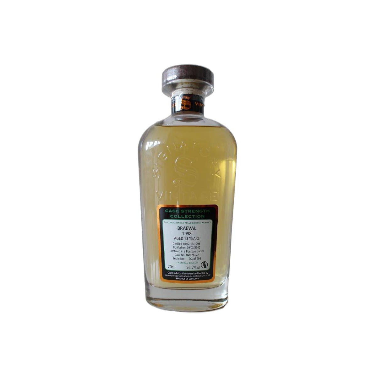 Braeval Cask Strength Collection 1998 13 Years Single Malt Whisky