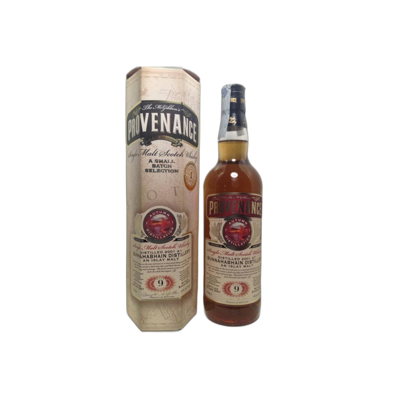 Bunnahabhain McGibbon's Provenance 2001 9 Years Single Malt Whisky 2