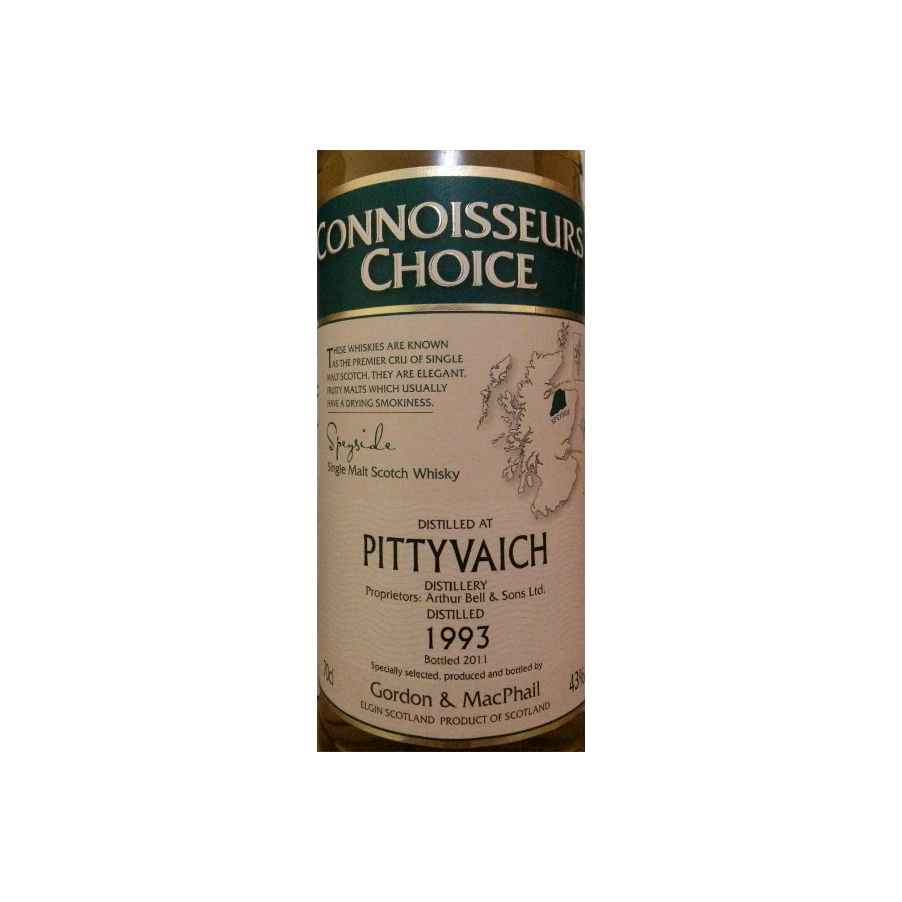Pittyvaich Connoisseurs Choice 1993 18 Years Single Malt Whisky 2