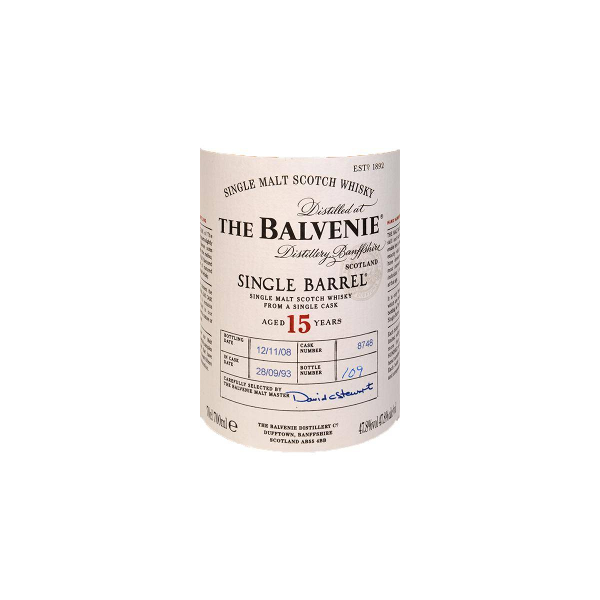 The Balvenie Single Cask 1993 15 Years Single Malt Whisky 2