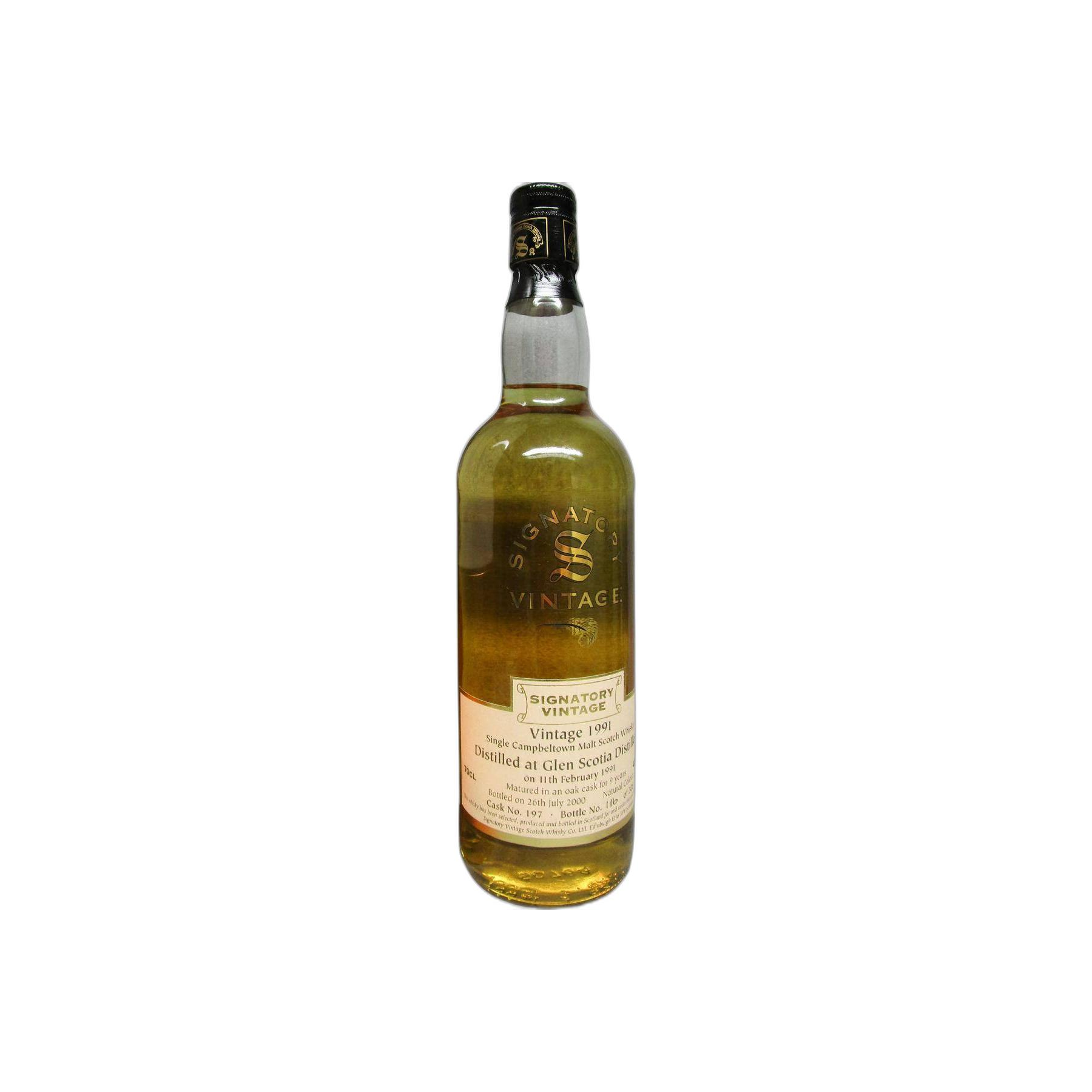 Glen Scotia Vintage Collection 1991 9 Years Single Malt Whisky