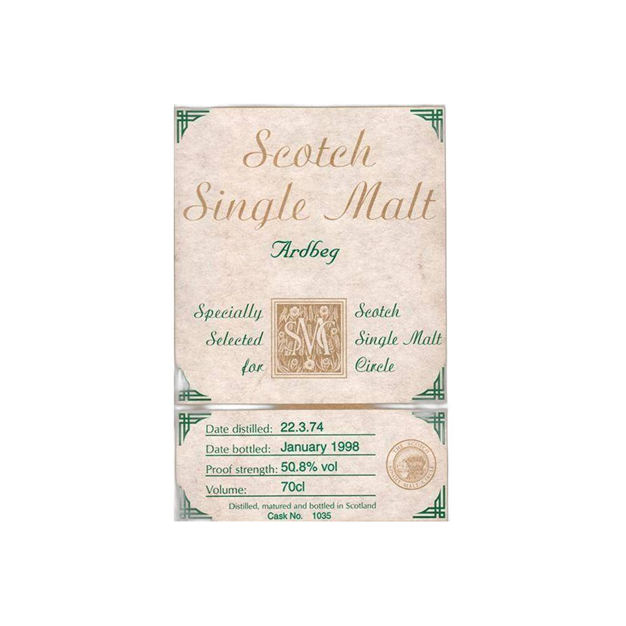 Ardbeg 1974 23 Years Single Malt Whisky 2