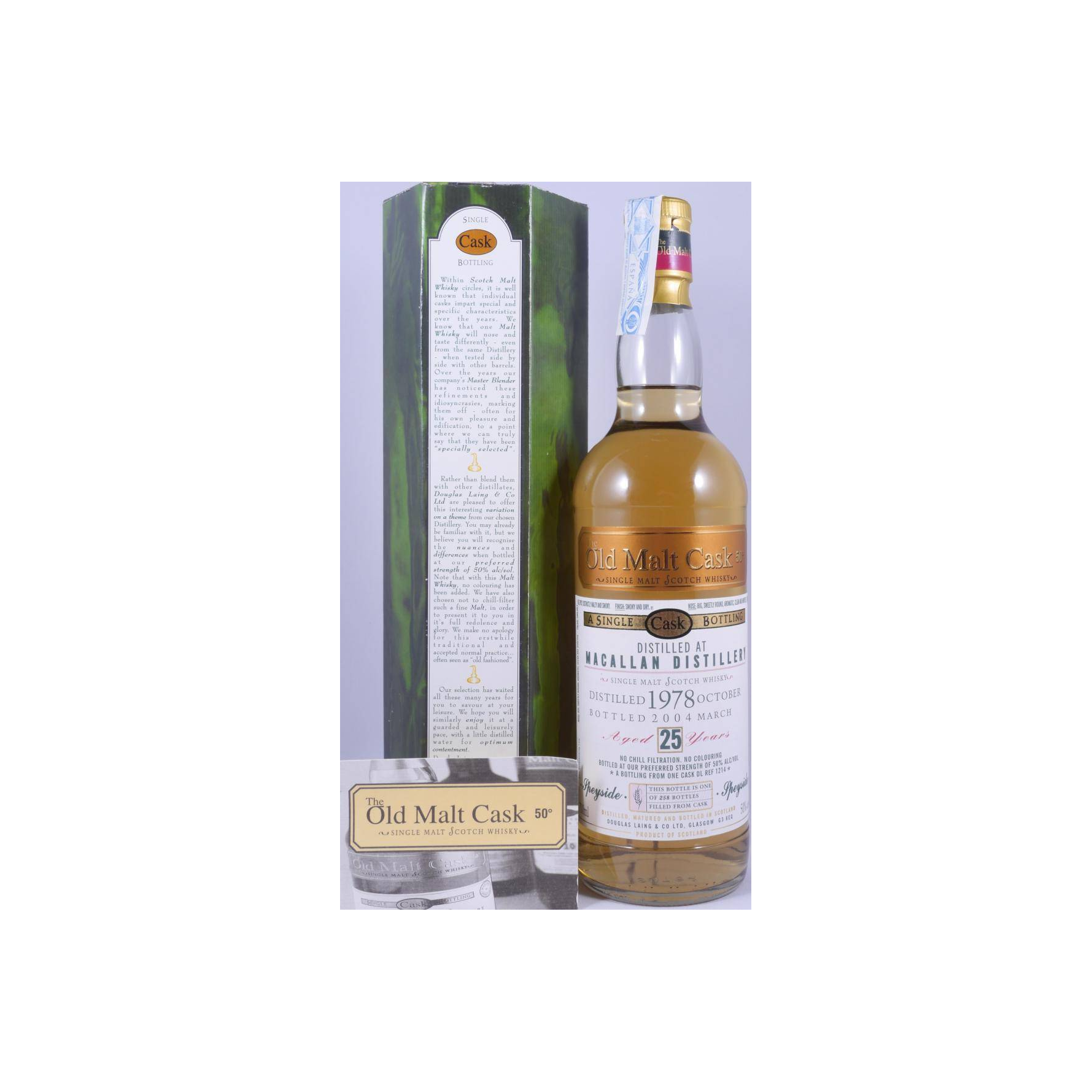 The Macallan Old Malt Cask 1978 25 Years Single Malt Whisky 3