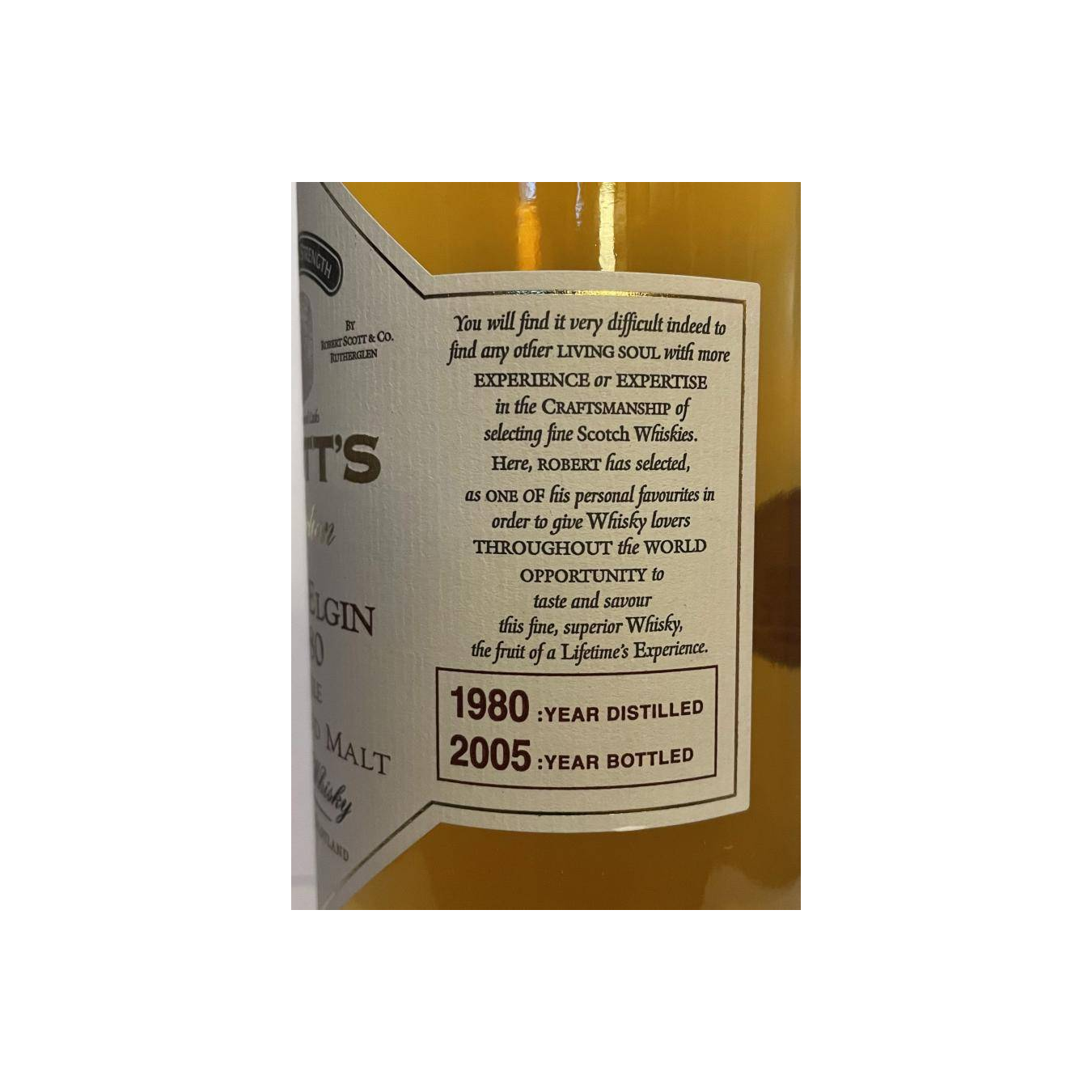 Glen Elgin 1980 25 Years Single Malt Whisky 3