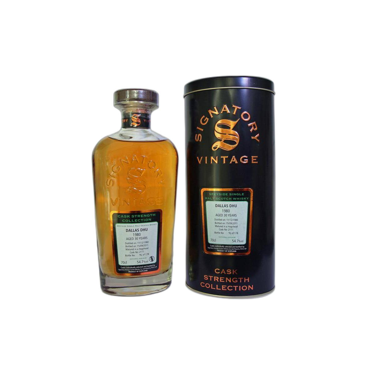 Dallas Dhu Cask Strength Collection 1980 30 Years Single Malt Whisky 2