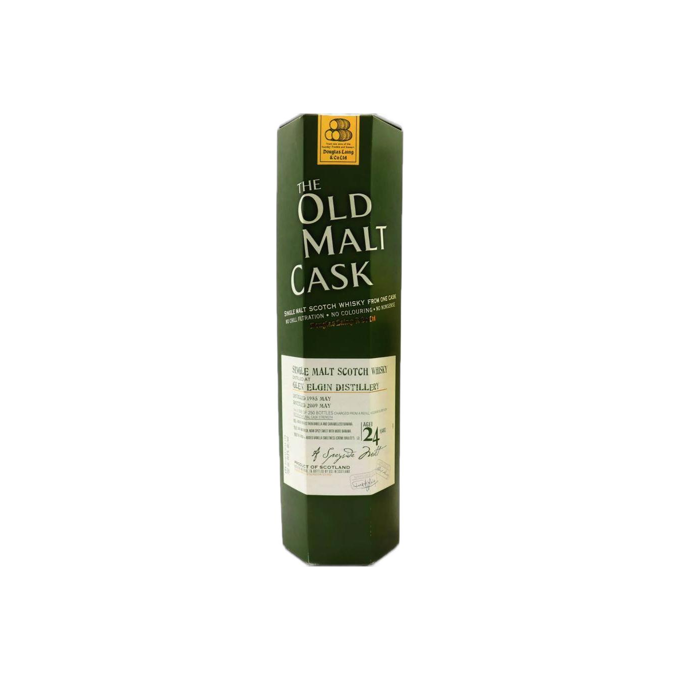 Glen Elgin Old Malt Cask 1985 24 Years Single Malt Whisky 2