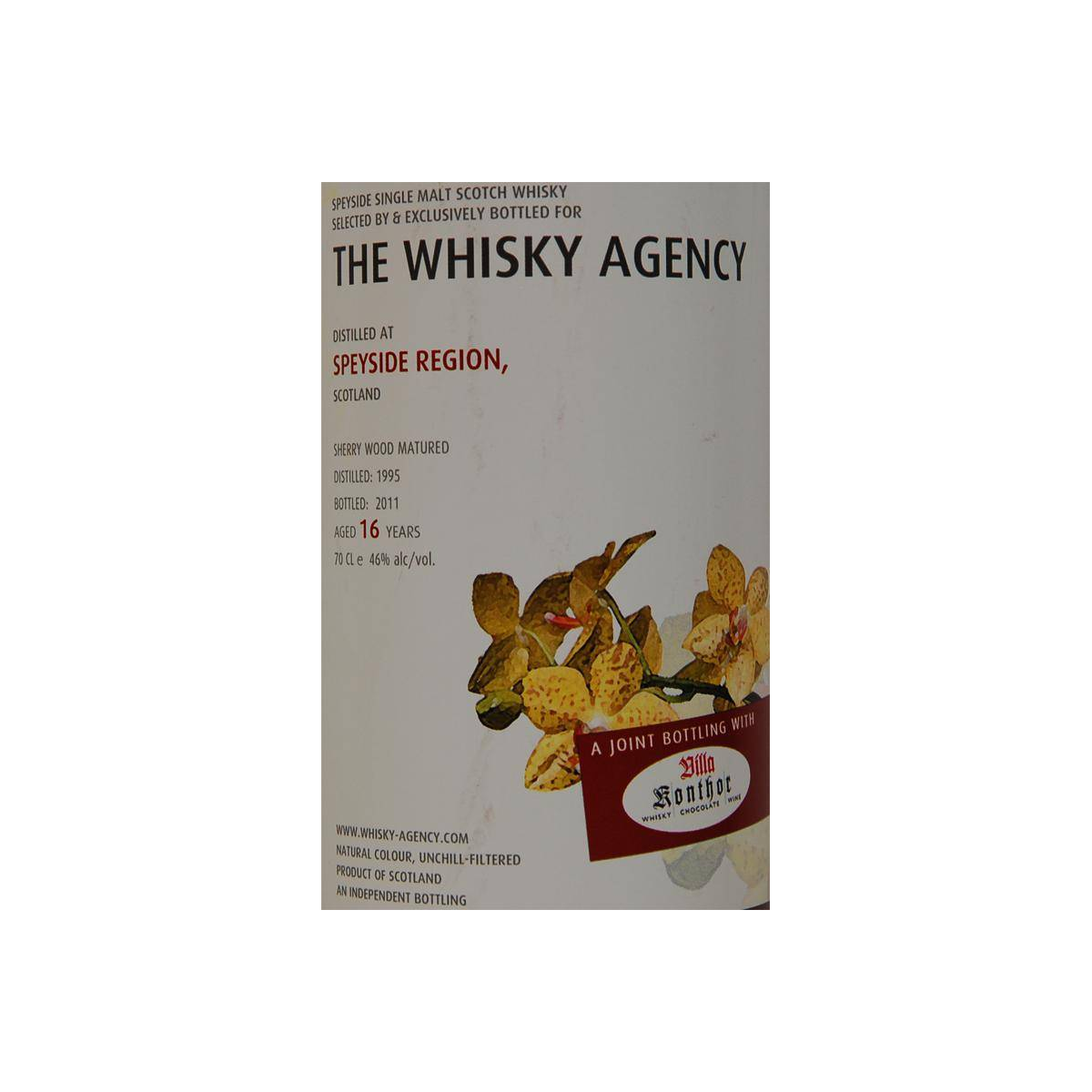 The Whisky Agency 1995 16 Years Single Malt Whisky 2