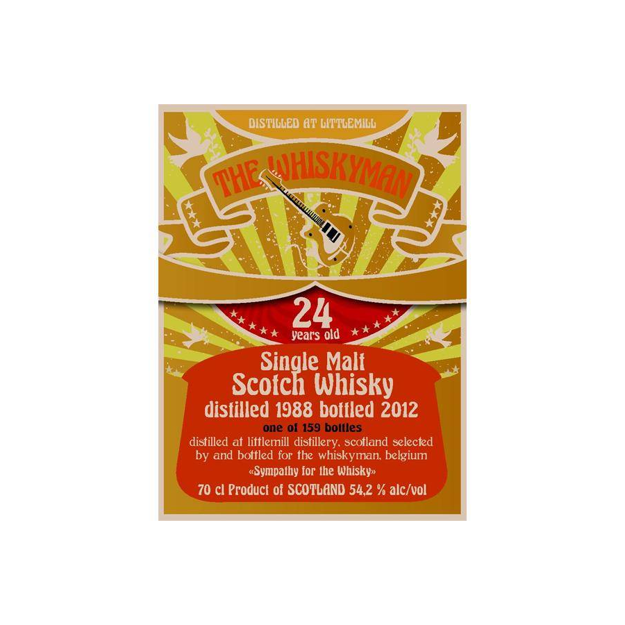 Littlemill 1988 24 Years Single Malt Whisky 3