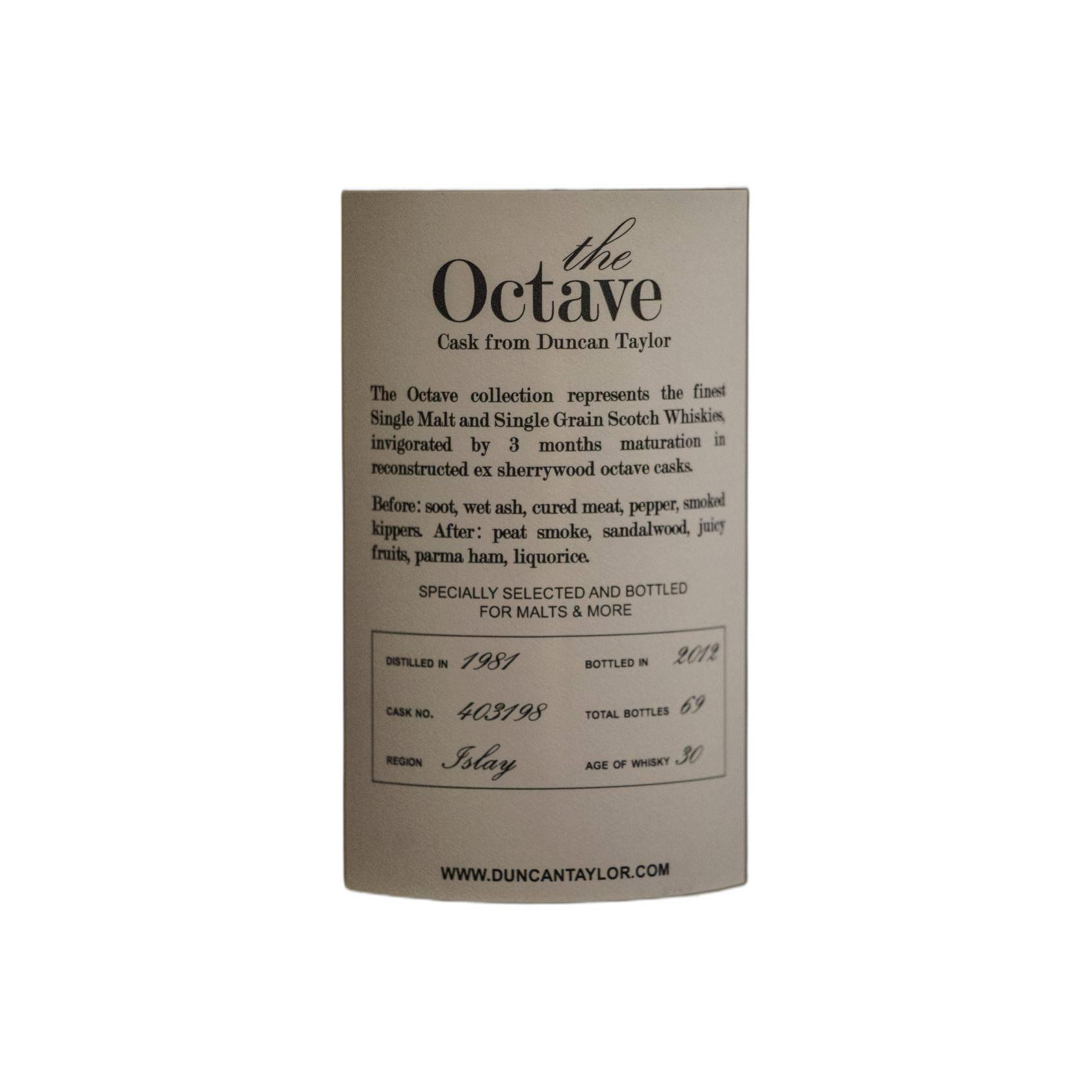 Caol Ila The Octave 1981 30 Years Single Malt Whisky 3