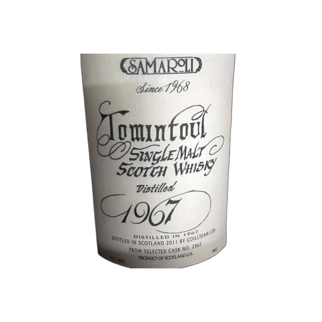 Tomintoul 1967 44 Years Single Malt Whisky 3