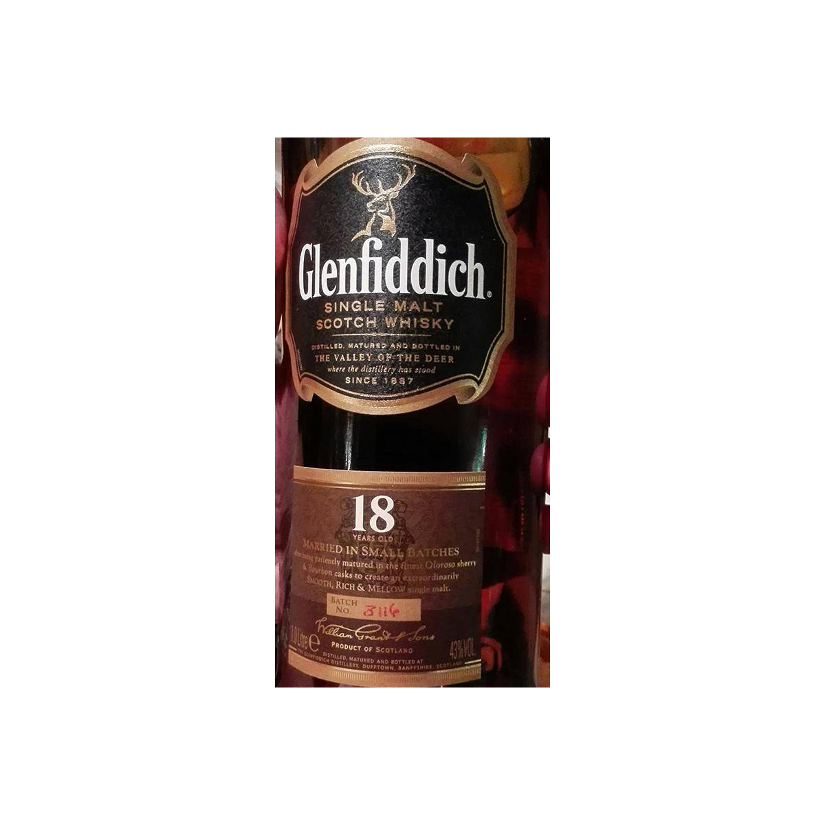 Glenfiddich 18 Years Single Malt Whisky