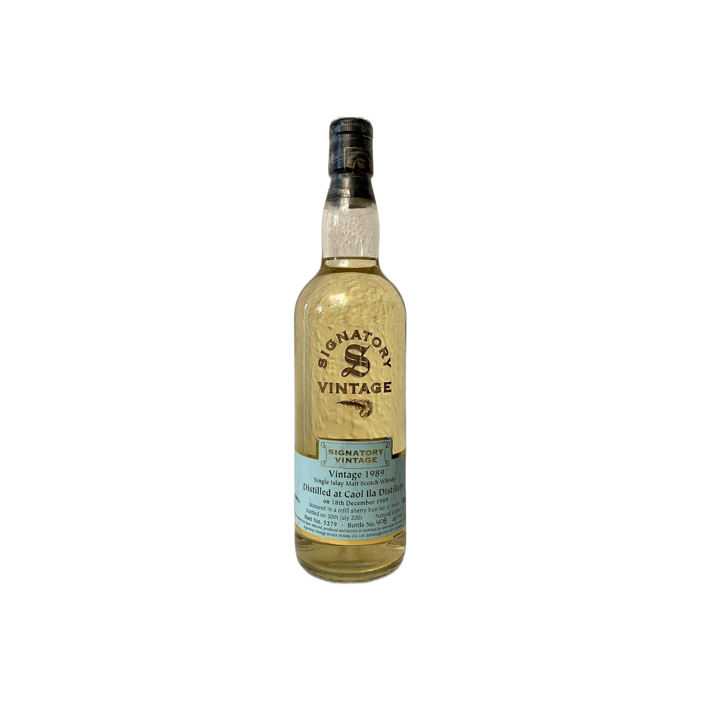 Caol Ila Vintage Collection 1989 11 Years Single Malt Whisky