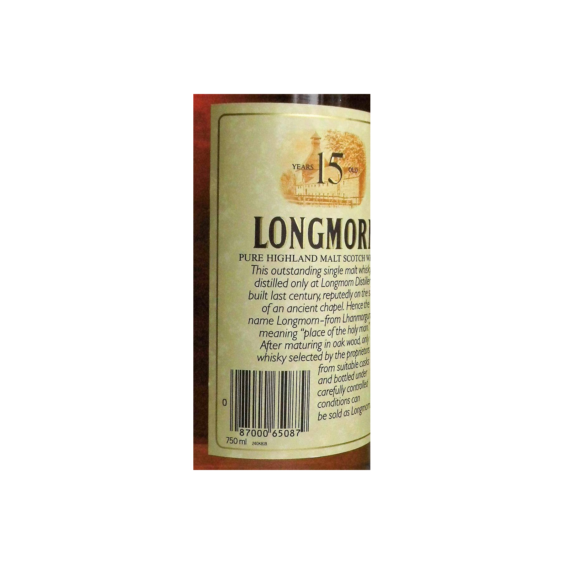 Longmorn 15 Years Single Malt Whisky 2