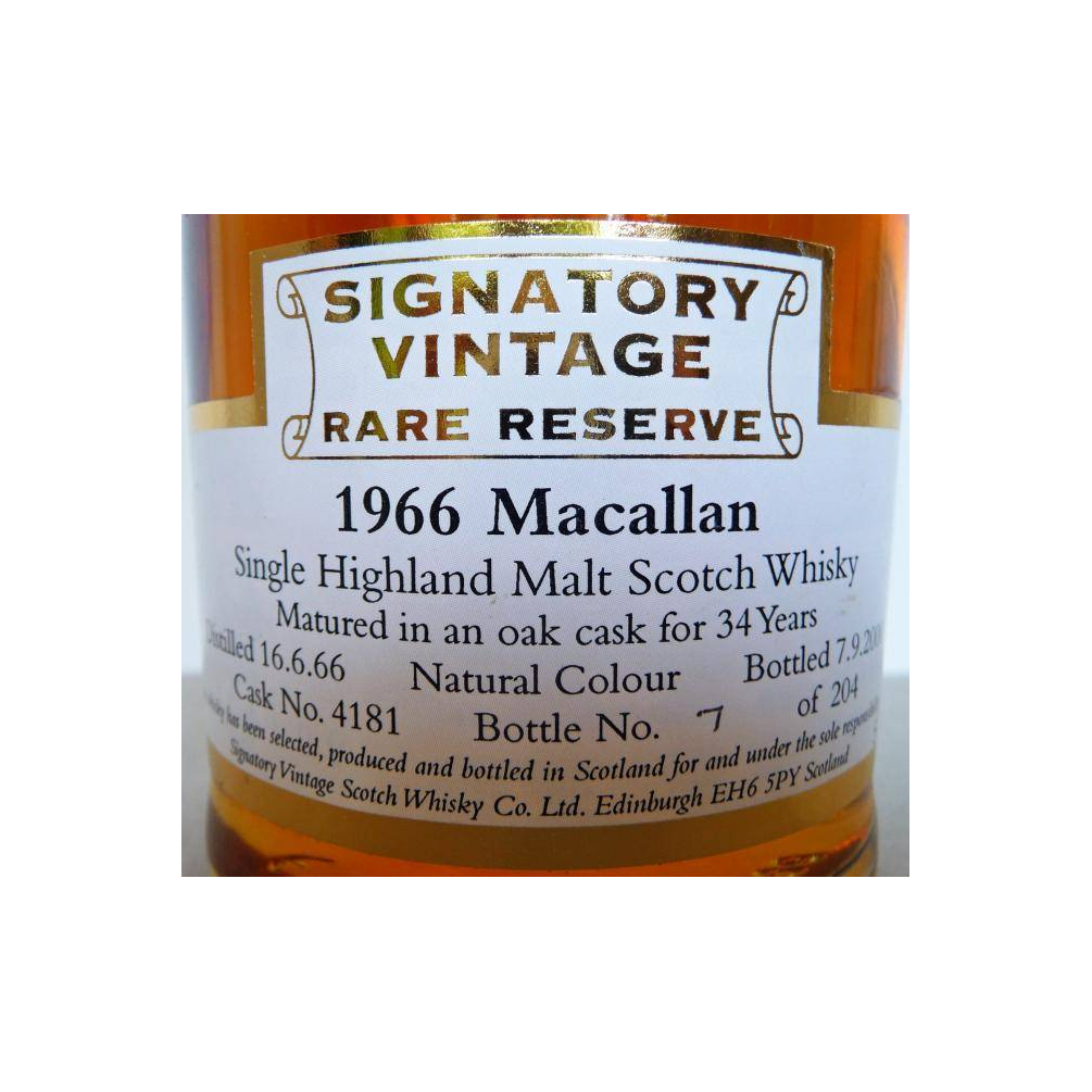The Macallan 1966 34 Years Single Malt Whisky 2