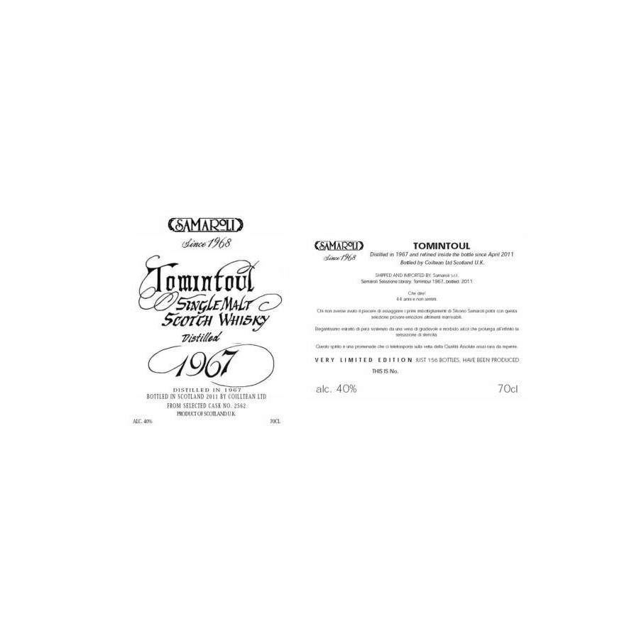 Tomintoul 1967 44 Years Single Malt Whisky 2