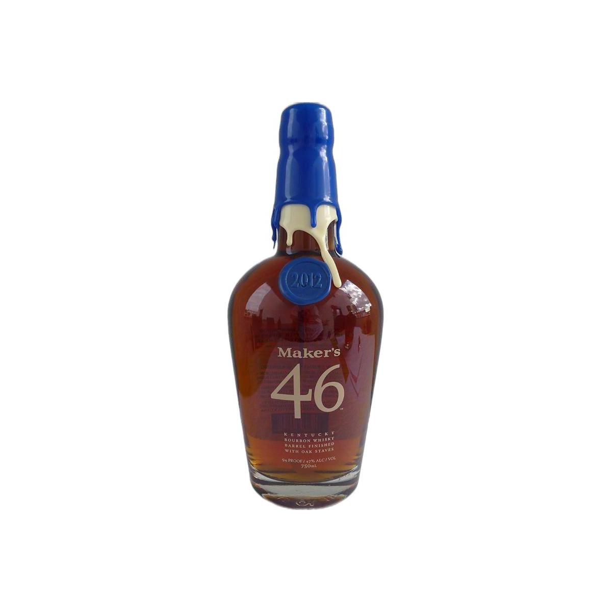 Maker's 46 Blue / White Wax