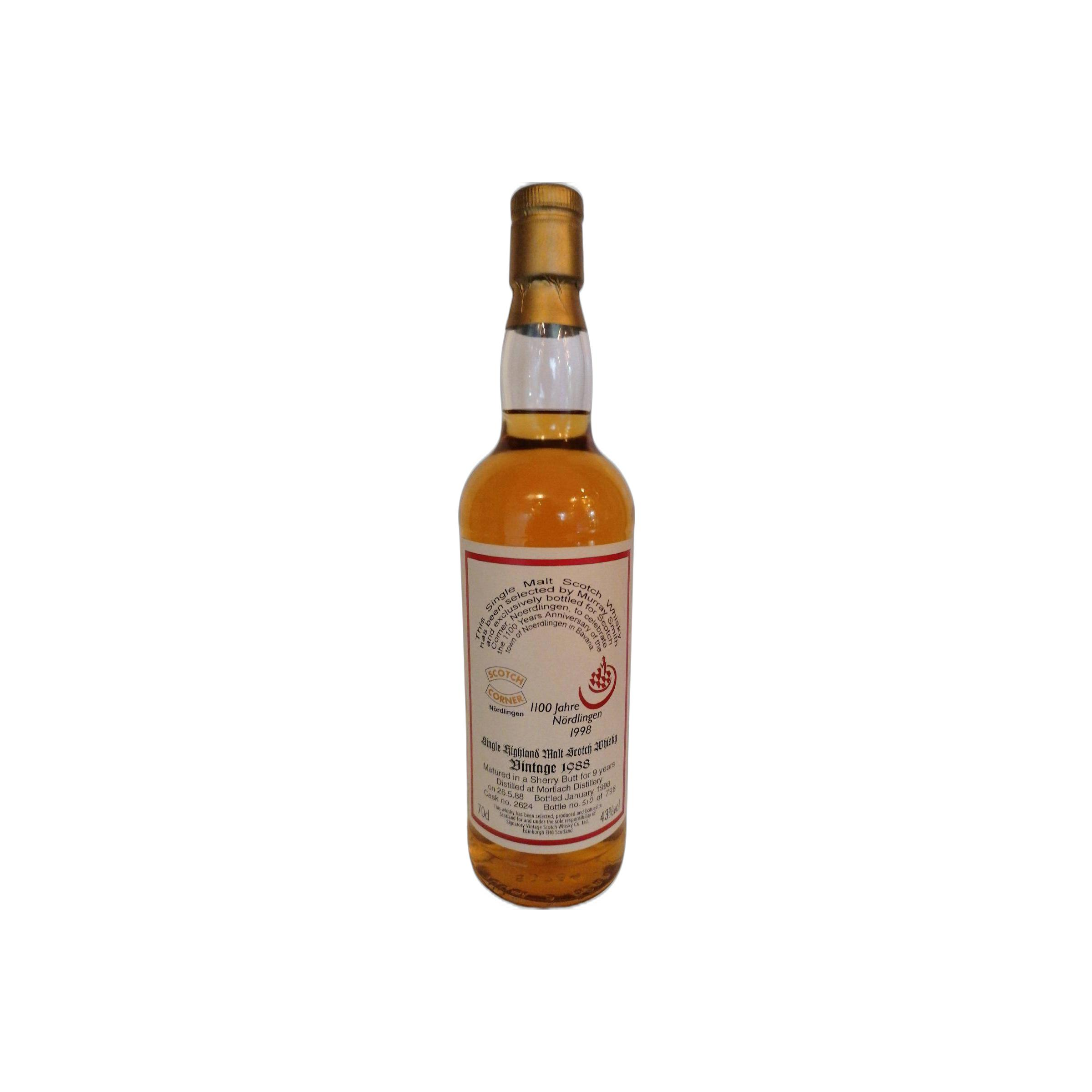 Mortlach 1988 9 Years Single Malt Whisky