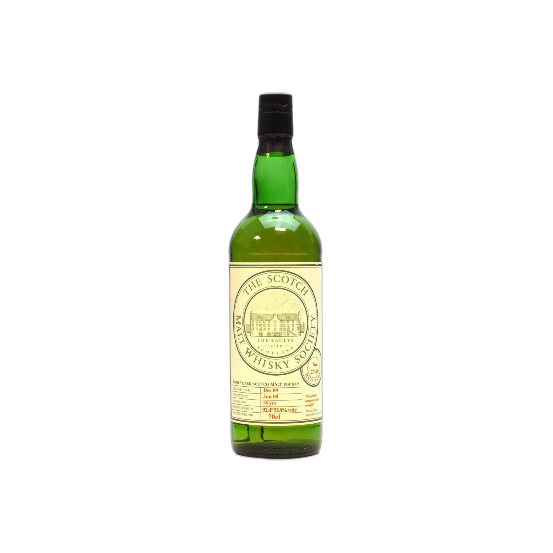 The Scotch Malt Whisky Society 1989 18 Years Single Malt Whisky