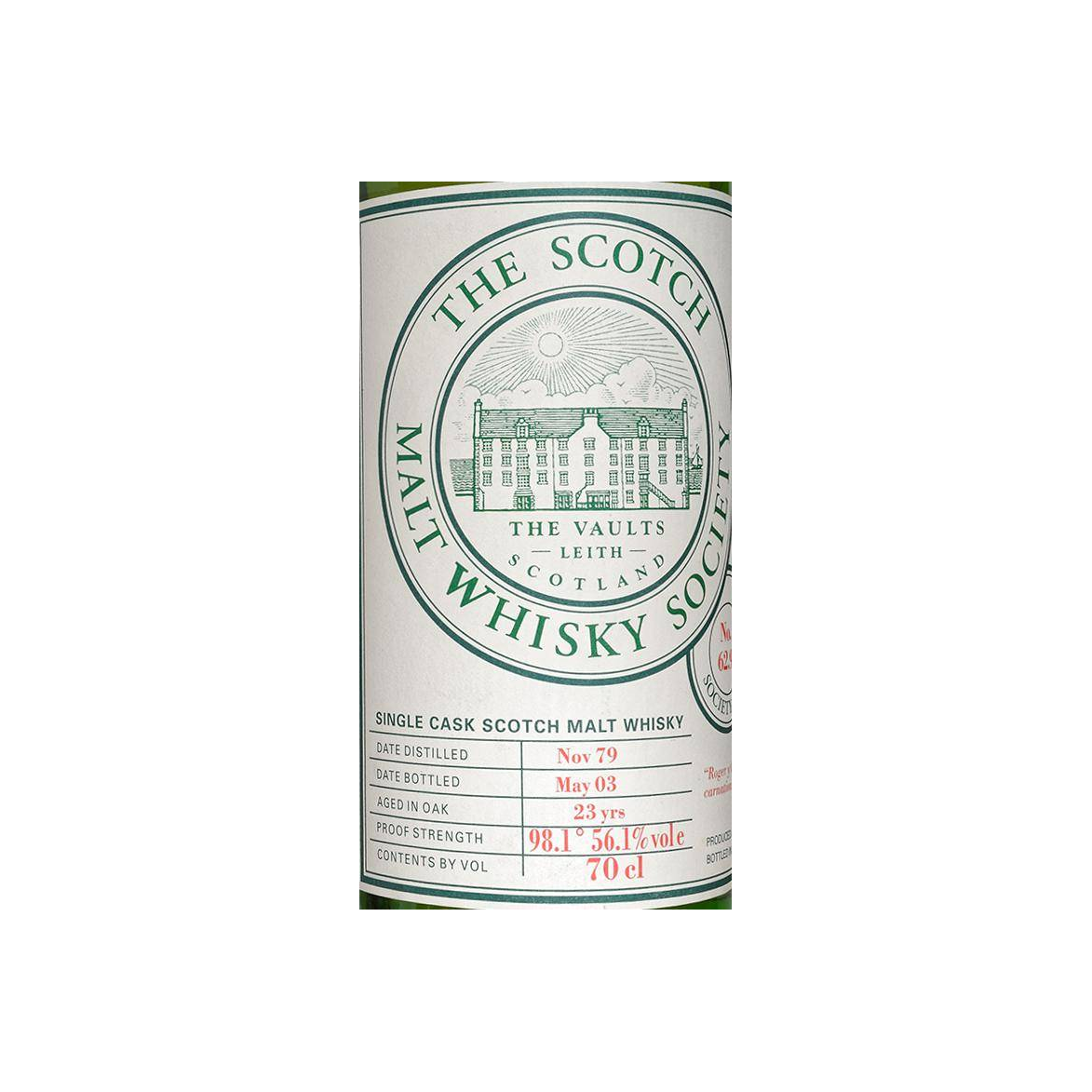 The Scotch Malt Whisky Society 1979 23 Years Single Malt Whisky 2