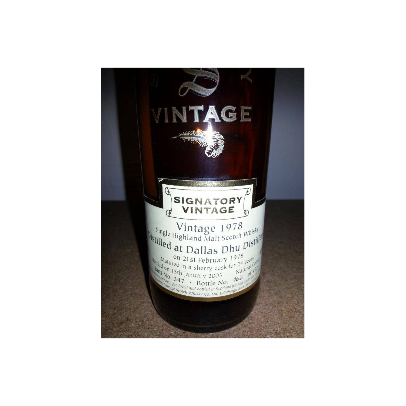 Dallas Dhu Vintage Collection 1978 24 Years Single Malt Whisky 2