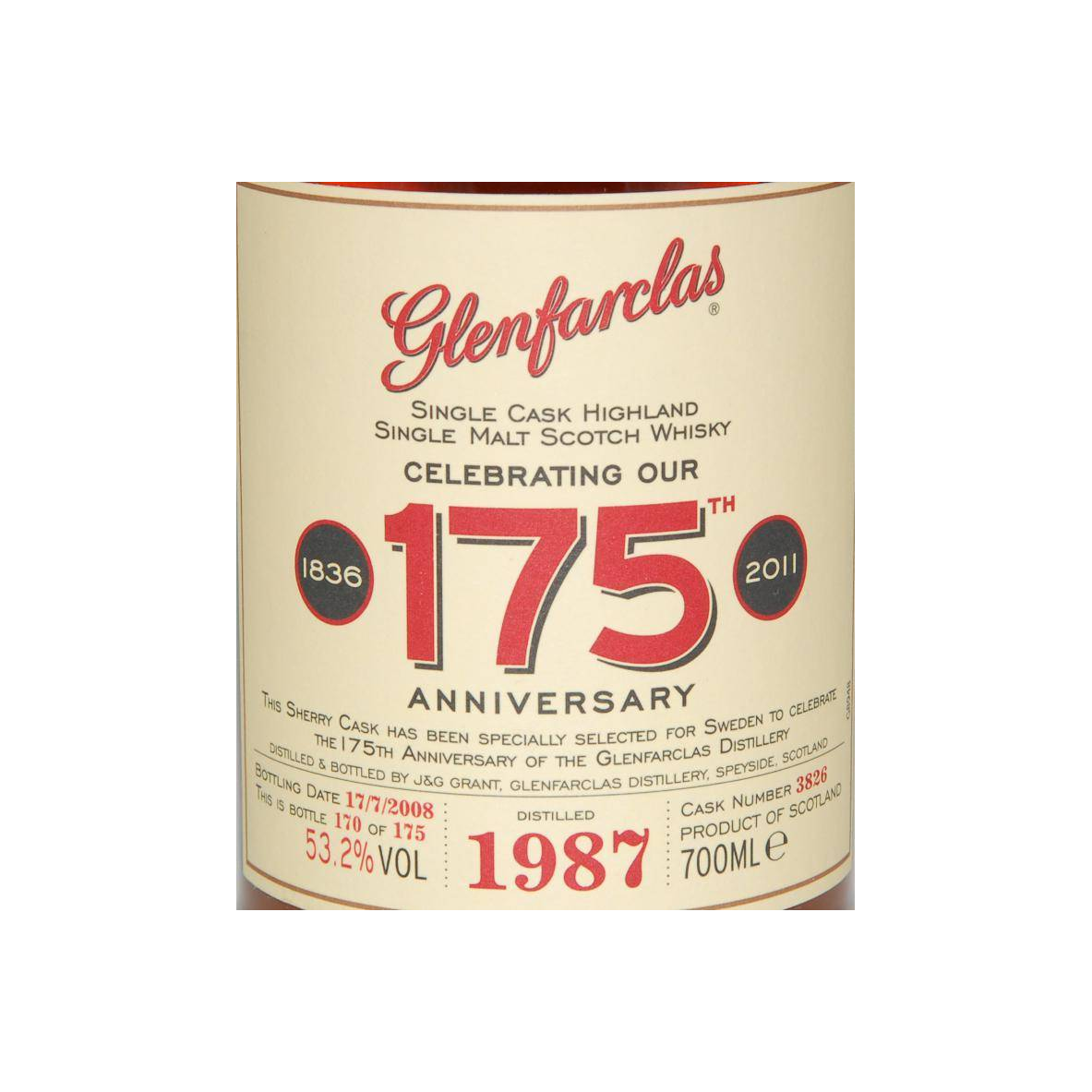 Glenfarclas 1987 21 Years Single Malt Whisky 2