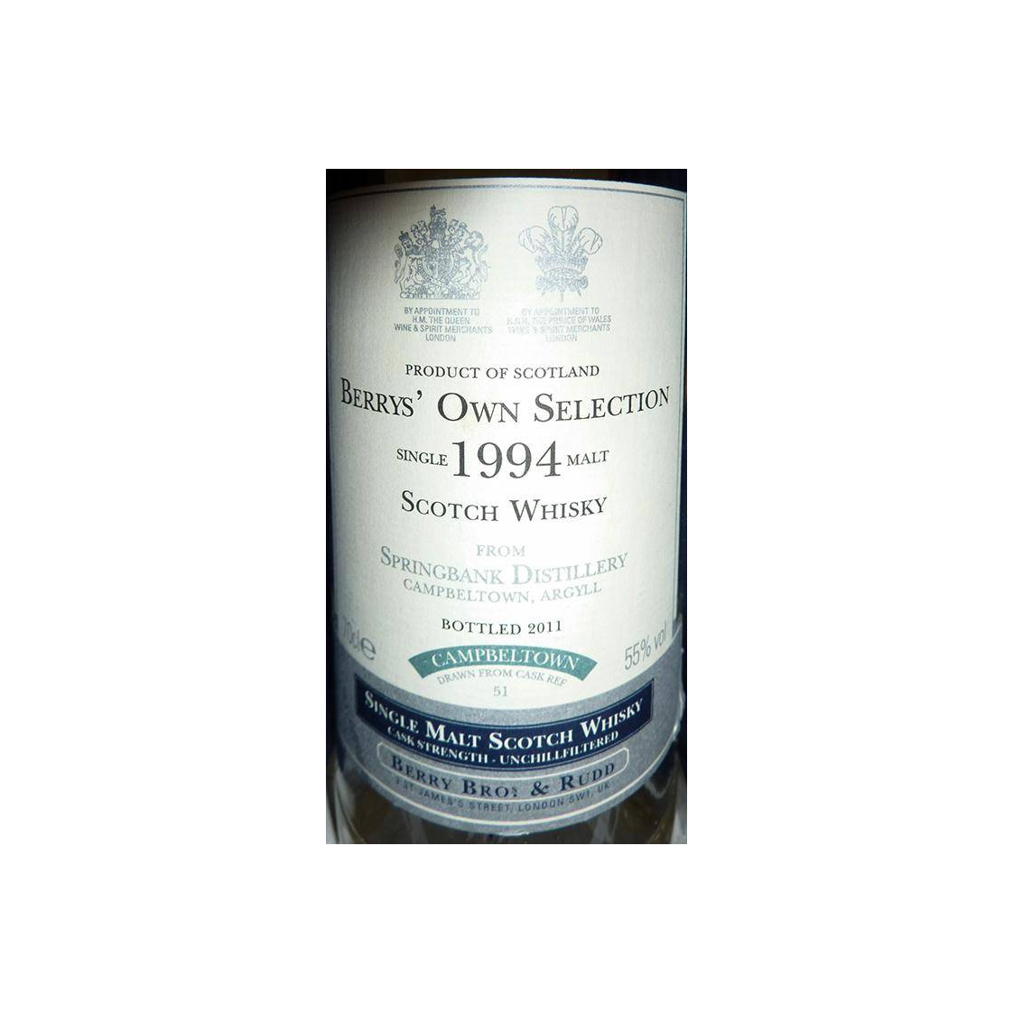 Springbank 1994 16 Years Single Malt Whisky 2