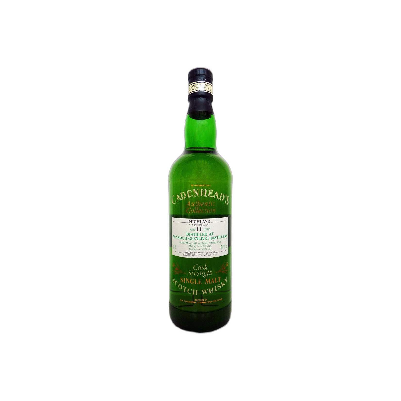 BenRiach Authentic Collection 1986 11 Years Single Malt Whisky