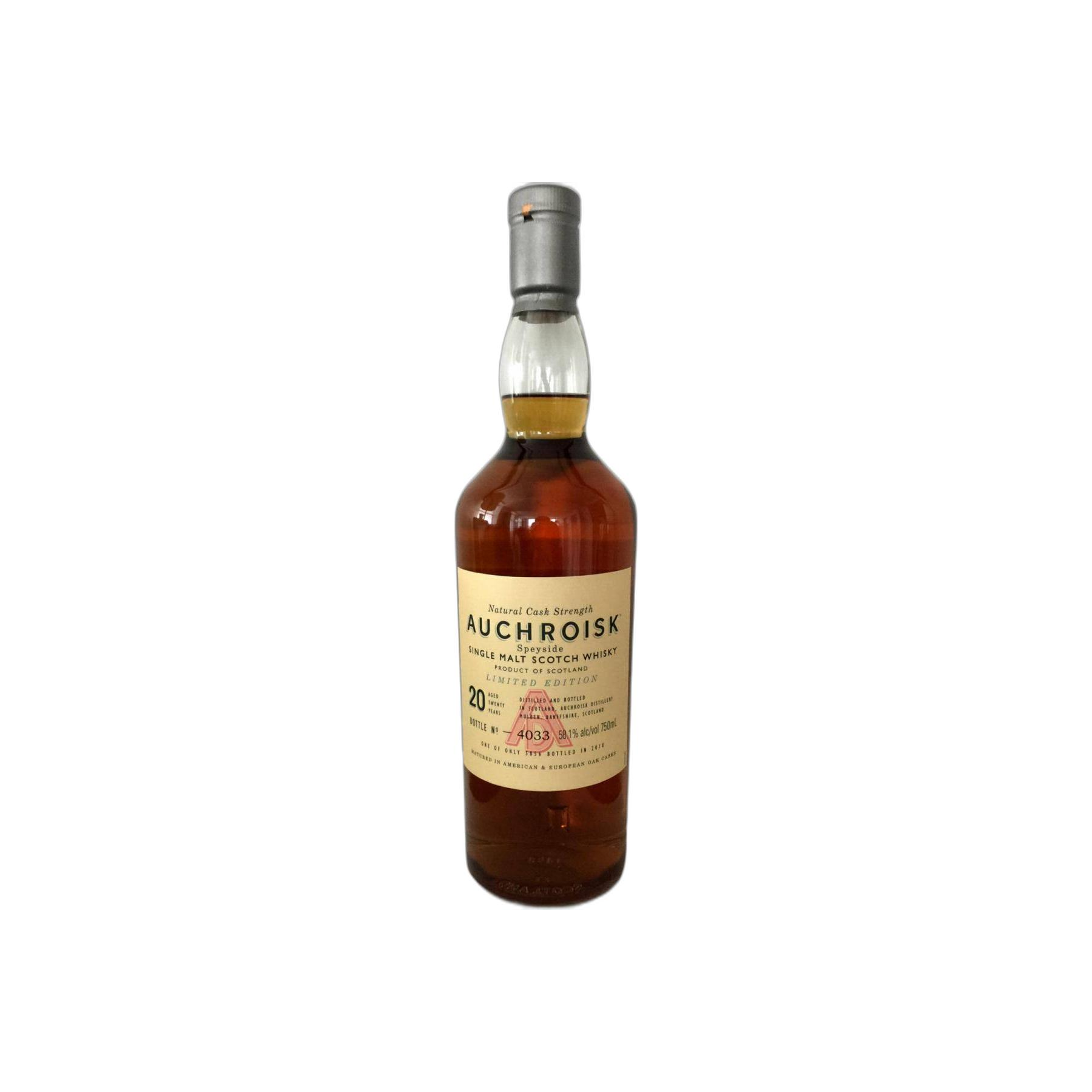 Auchroisk 20 Years Single Malt Whisky