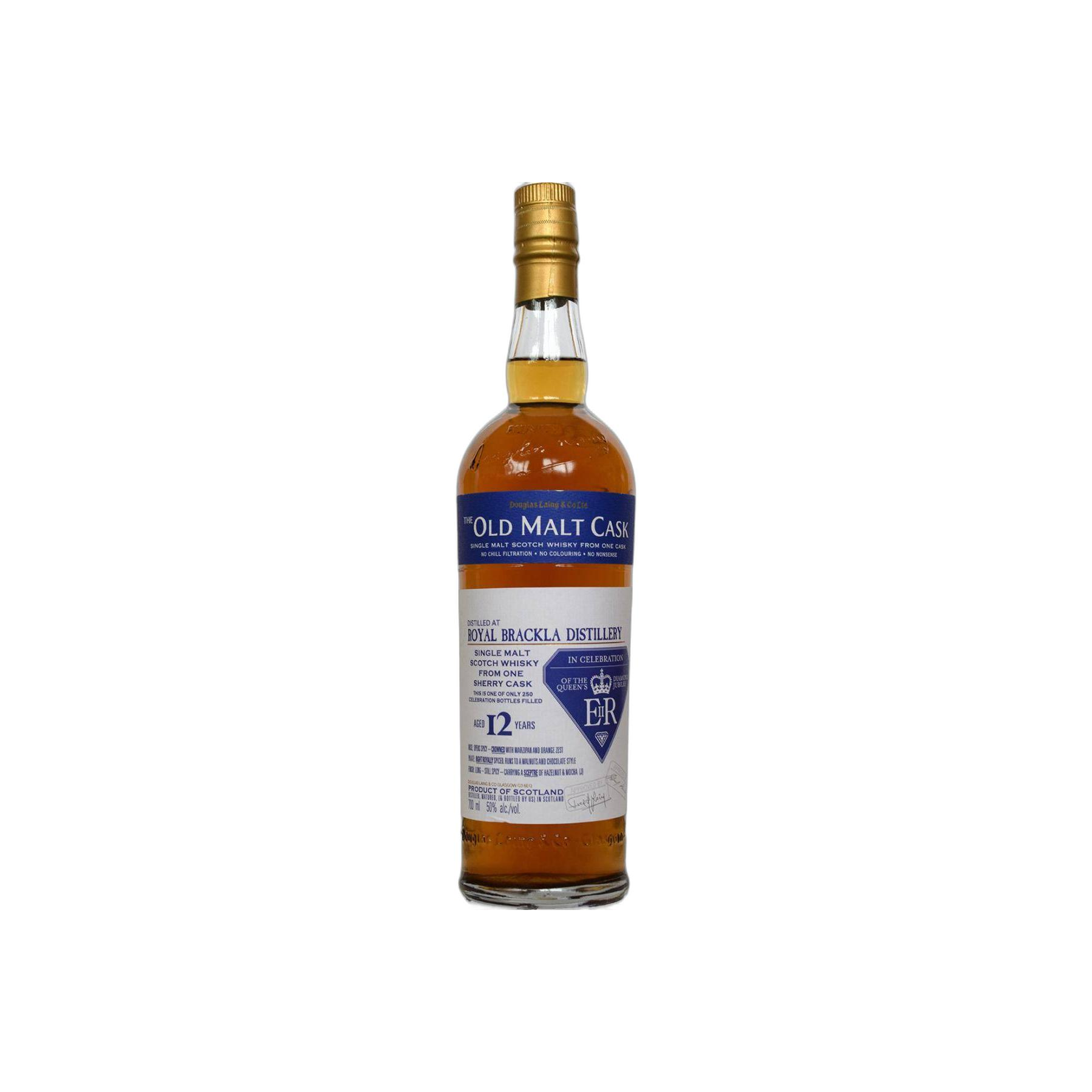 Royal Brackla Old Malt Cask 12 Years Single Malt Whisky
