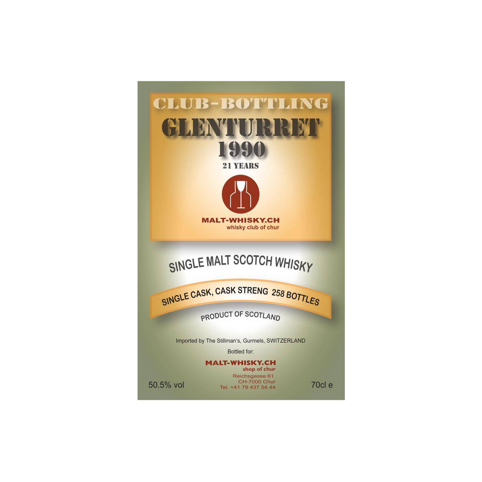 The Glenturret 1990 21 Years Single Malt Whisky 2