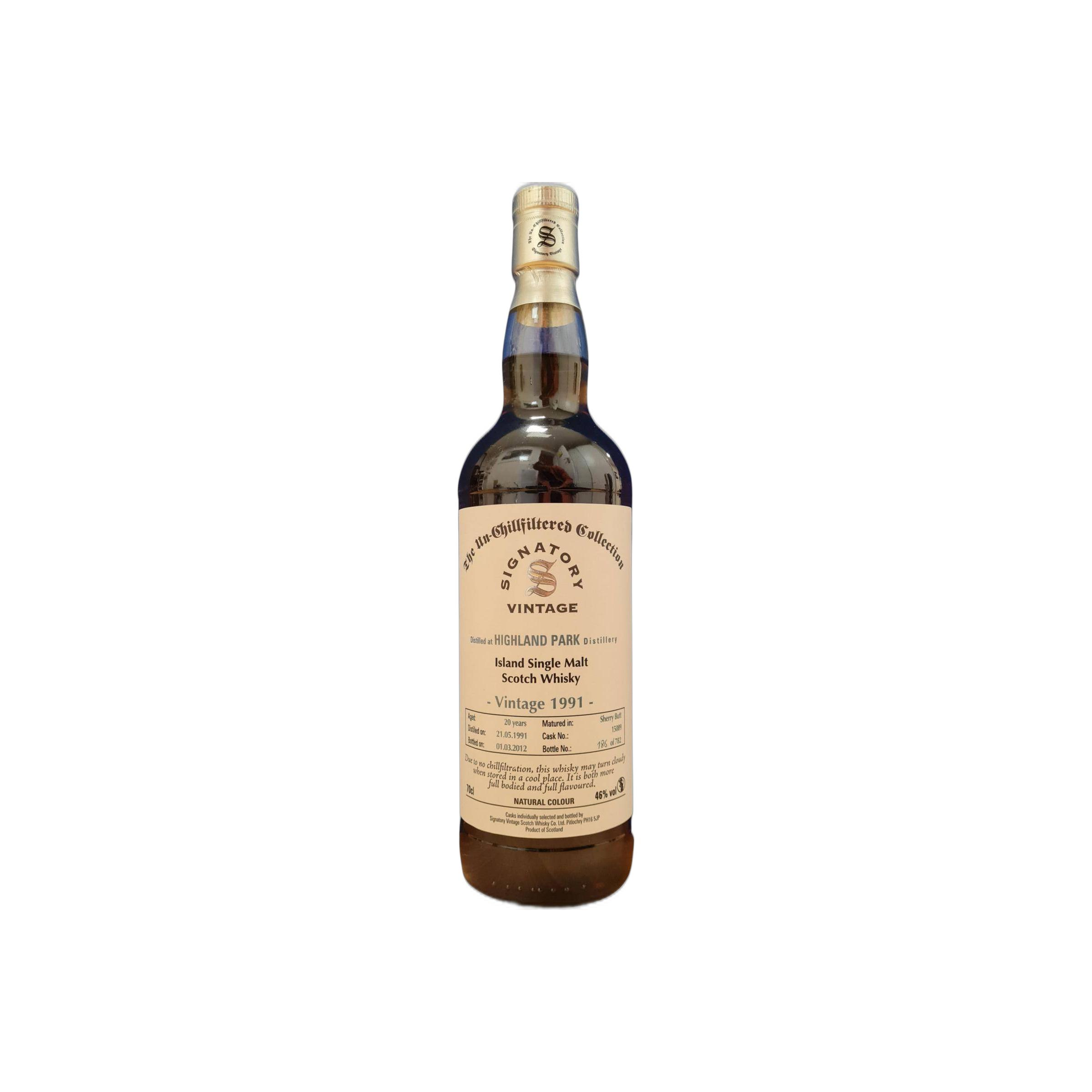 Highland Park The Un-Chillfiltered Collection 1991 20 Years Single Malt Whisky