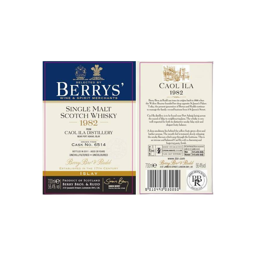 Caol Ila 1982 28 Years Single Malt Whisky 2