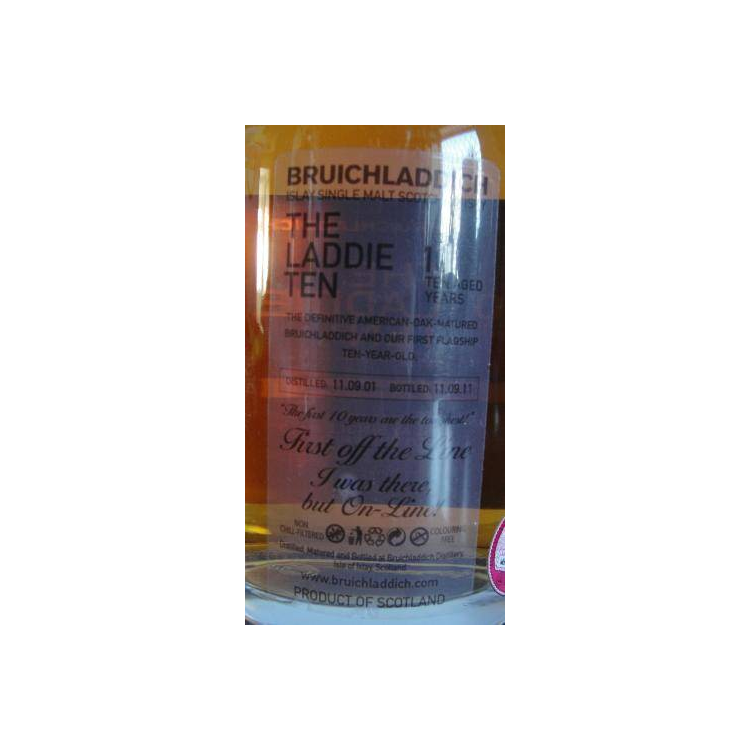 Bruichladdich 2001 10 Years Single Malt Whisky