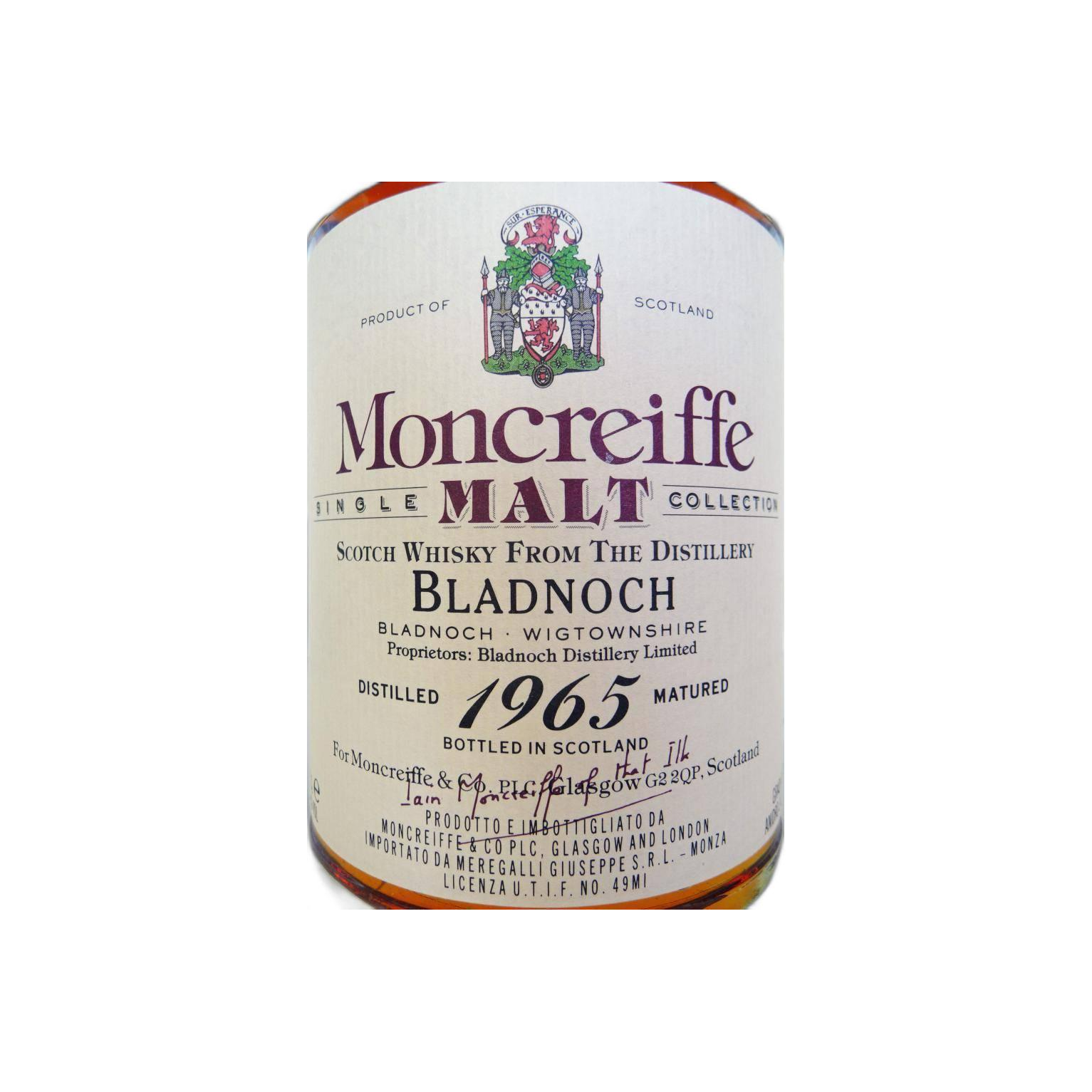 Bladnoch 1965 21 Years Single Malt Whisky 2