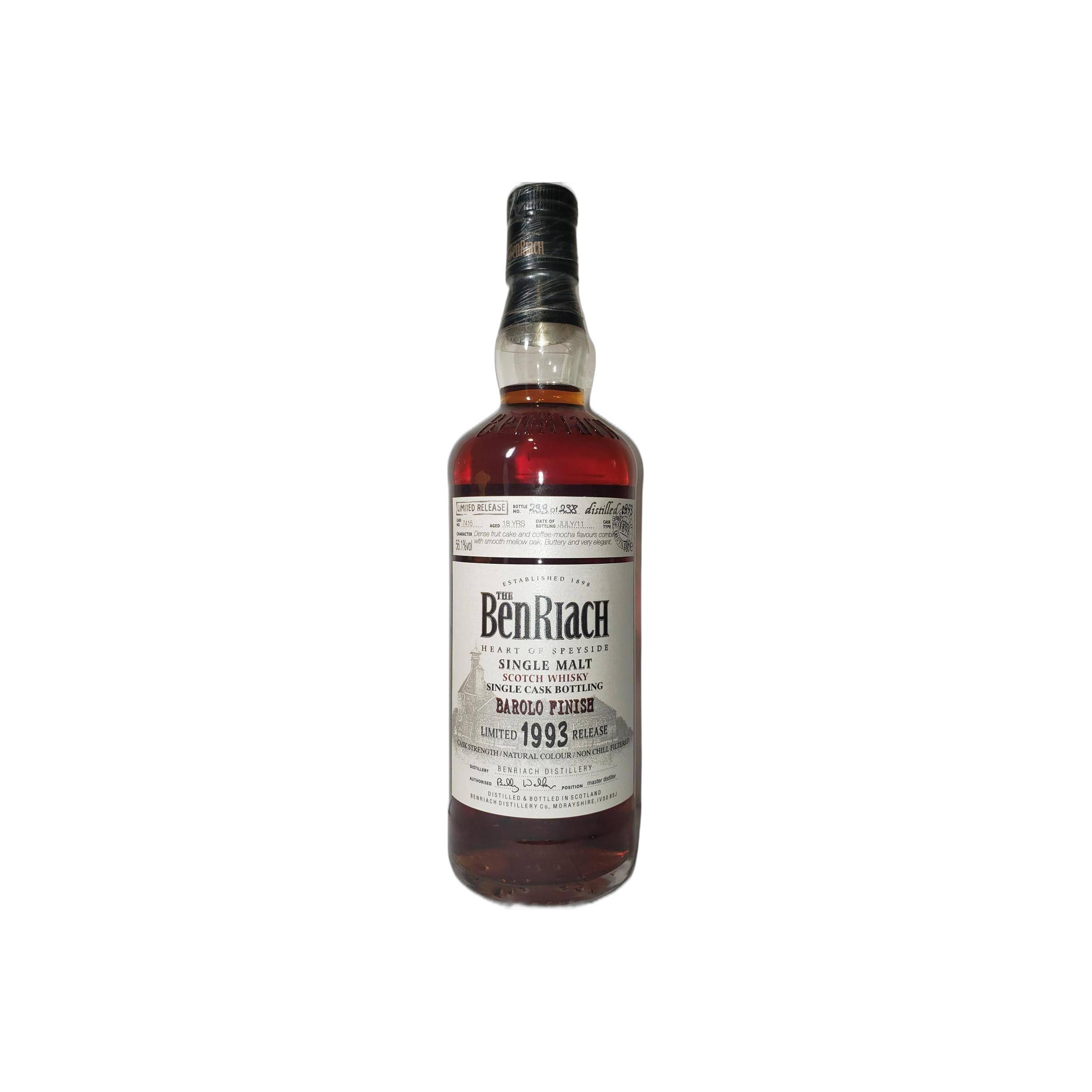 BenRiach 1993 17 Years Single Malt Whisky