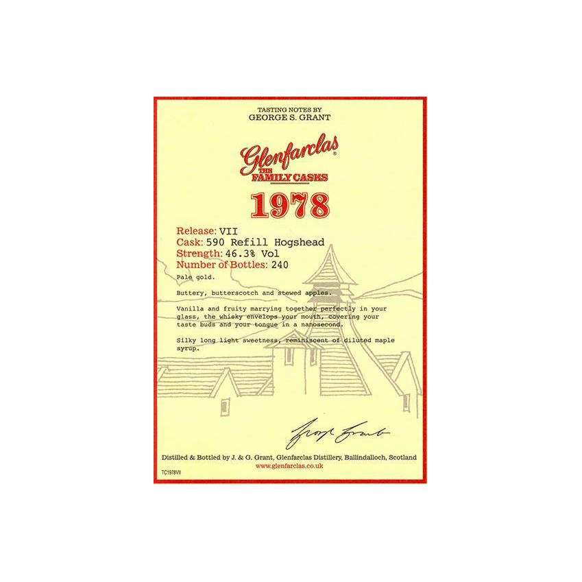 Glenfarclas 1978 32 Years Single Malt Whisky 2
