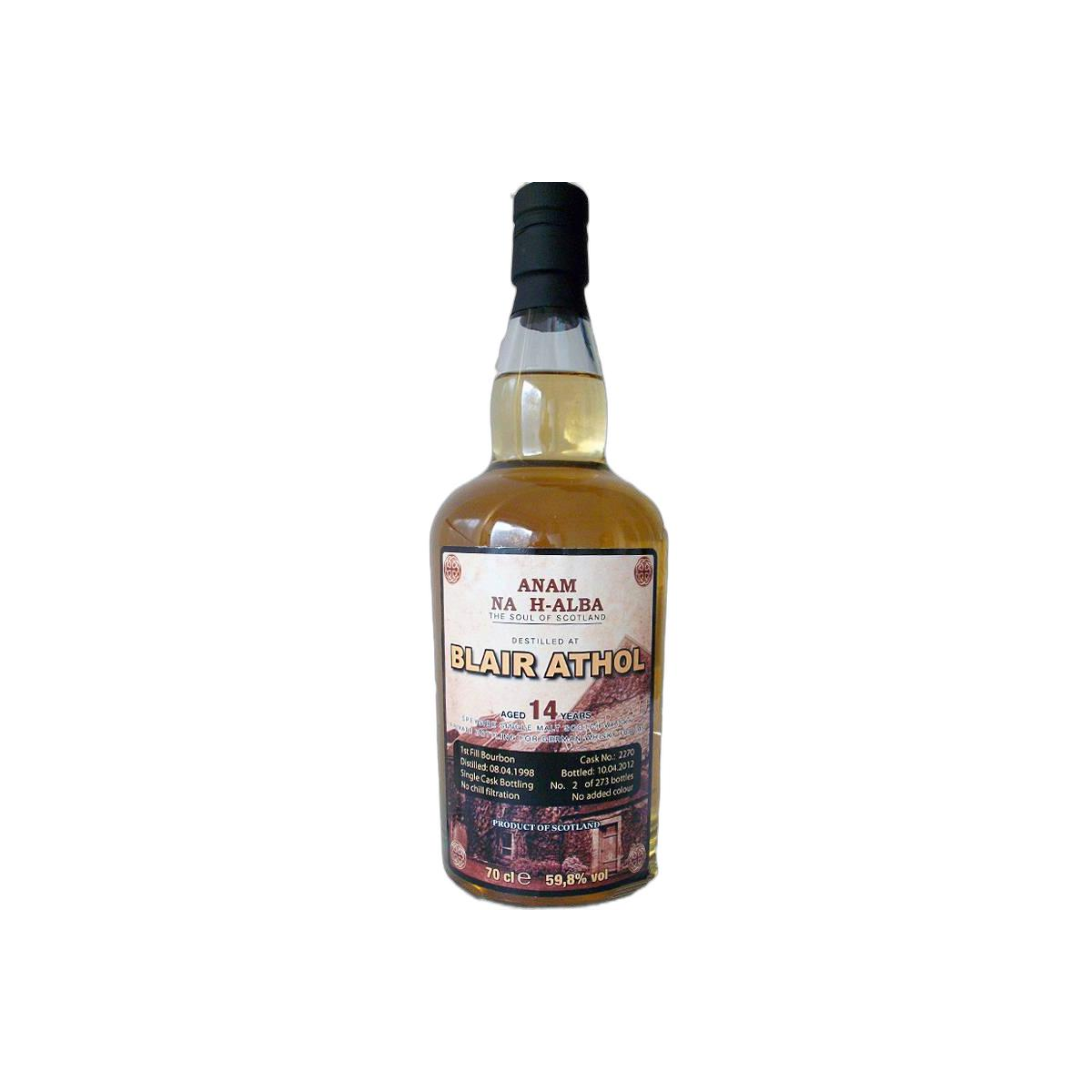 Blair Athol 1998 14 Years Single Malt Whisky