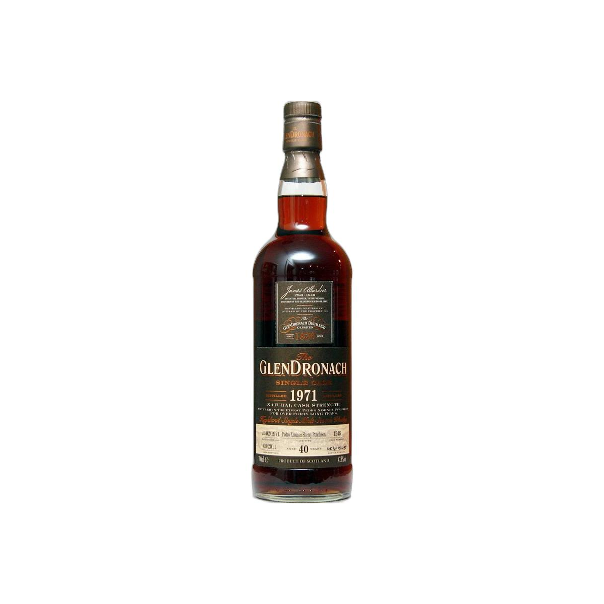 GlenDronach Single Cask 1971 40 Years Single Malt Whisky