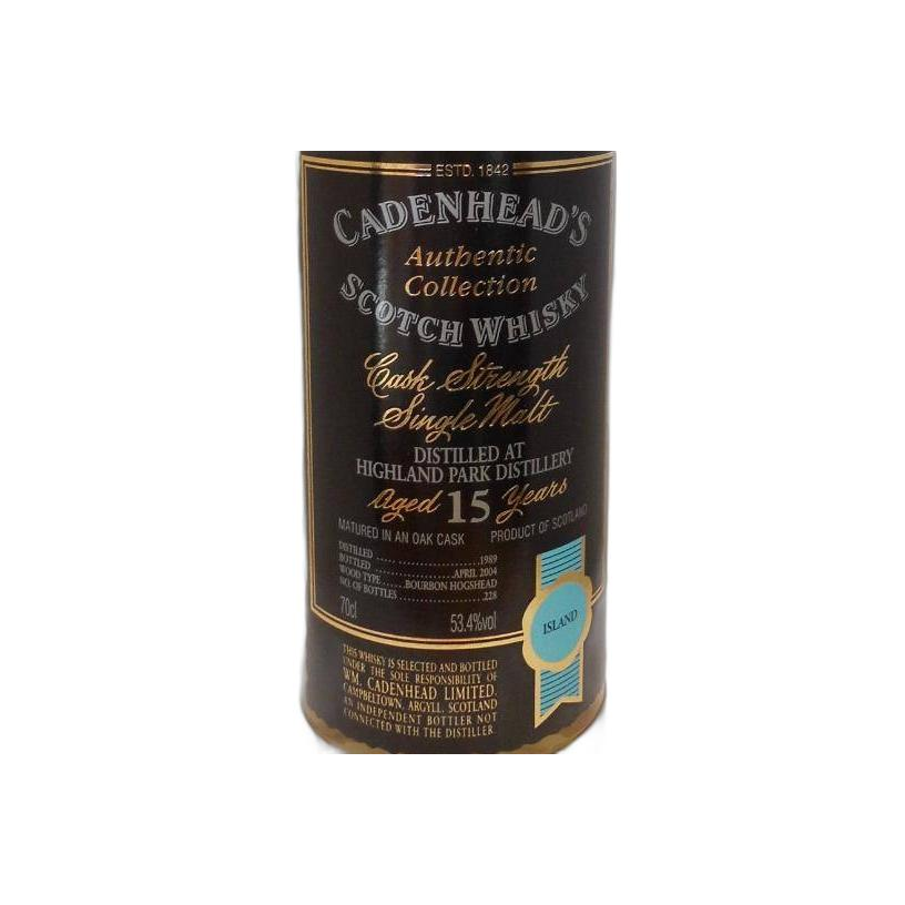 Highland Park Authentic Collection 1989 15 Years Single Malt Whisky 2