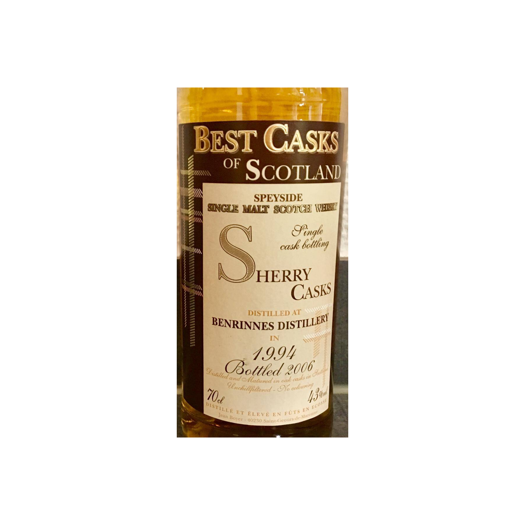 Benrinnes 1994 12 Years Single Malt Whisky 2