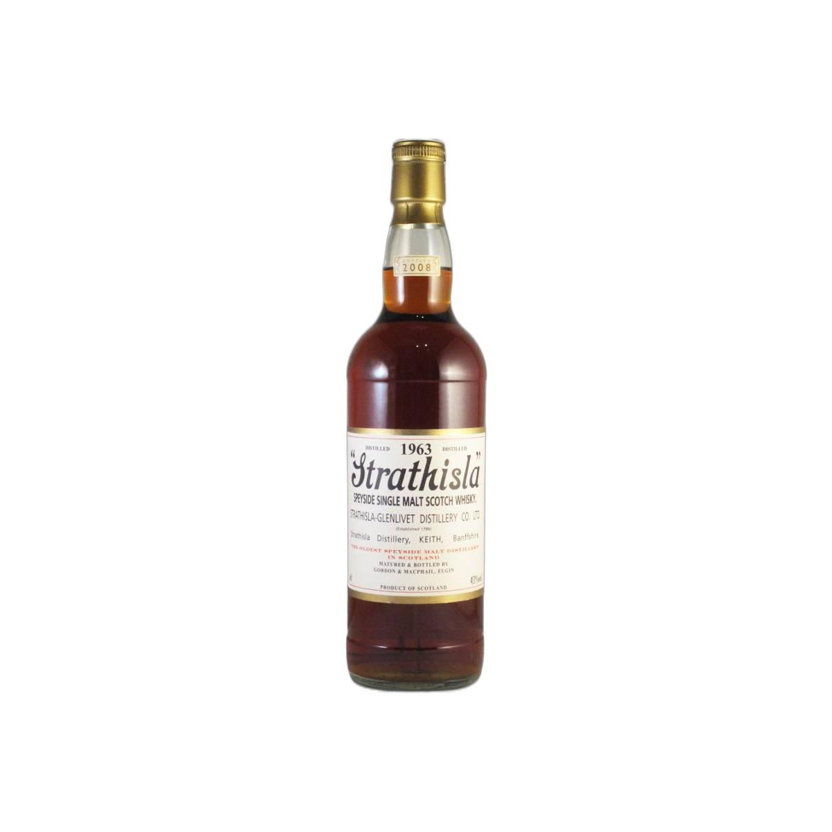 Strathisla Licensed Bottling 1963 45 Years Single Malt Whisky