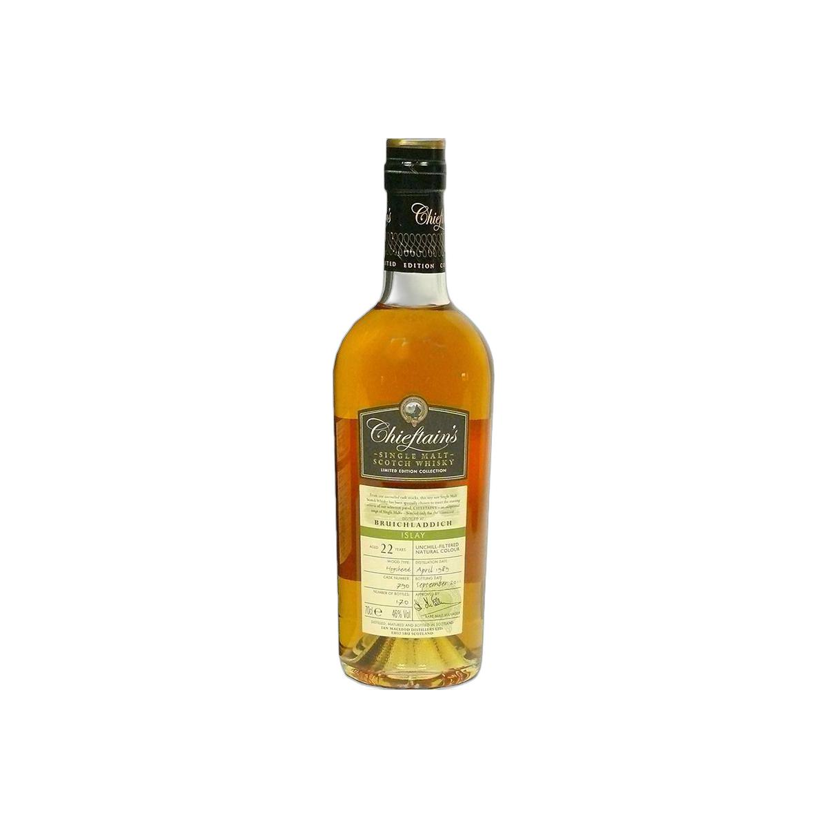 Bruichladdich 1989 22 Years Single Malt Whisky