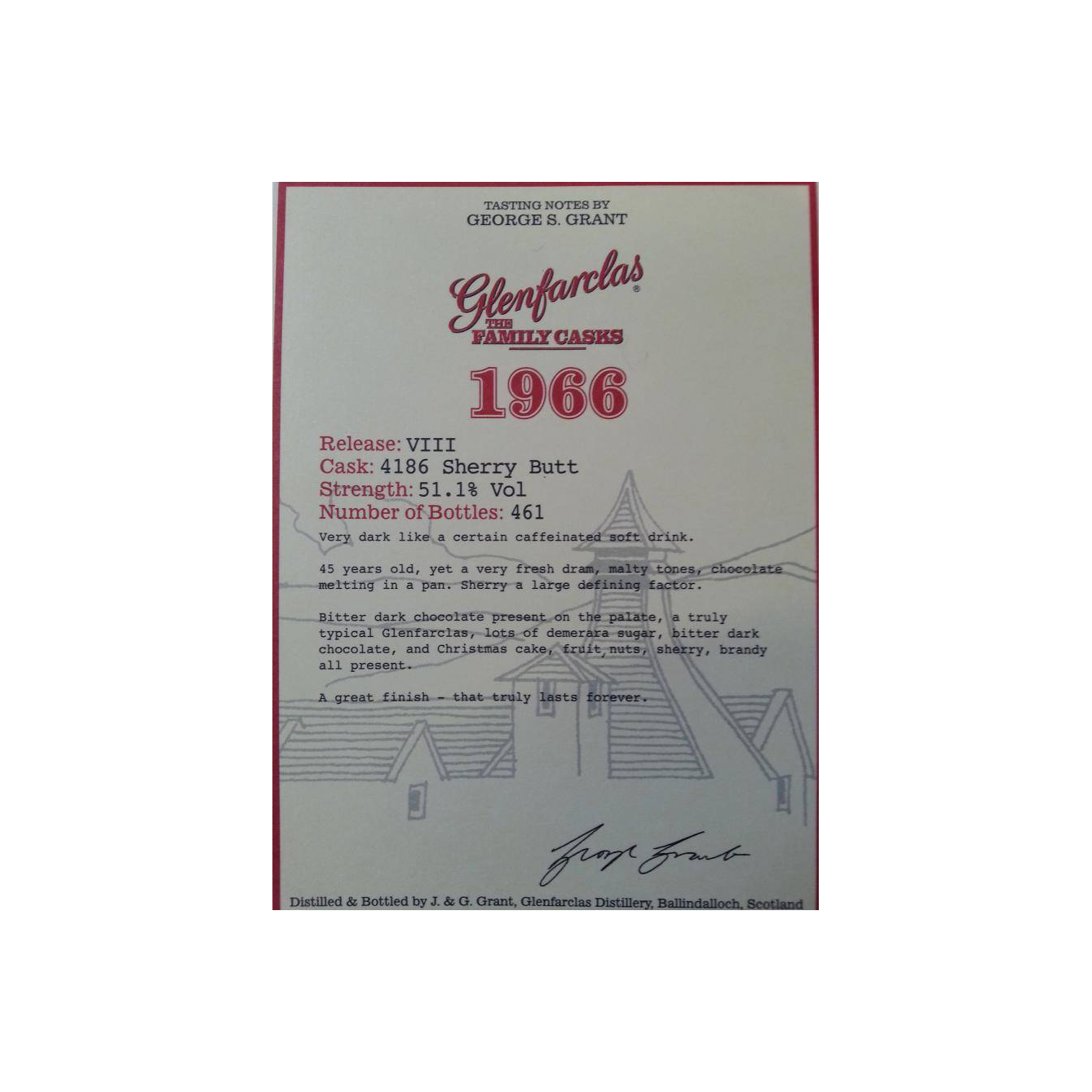 Glenfarclas 1966 45 Years Single Malt Whisky 3