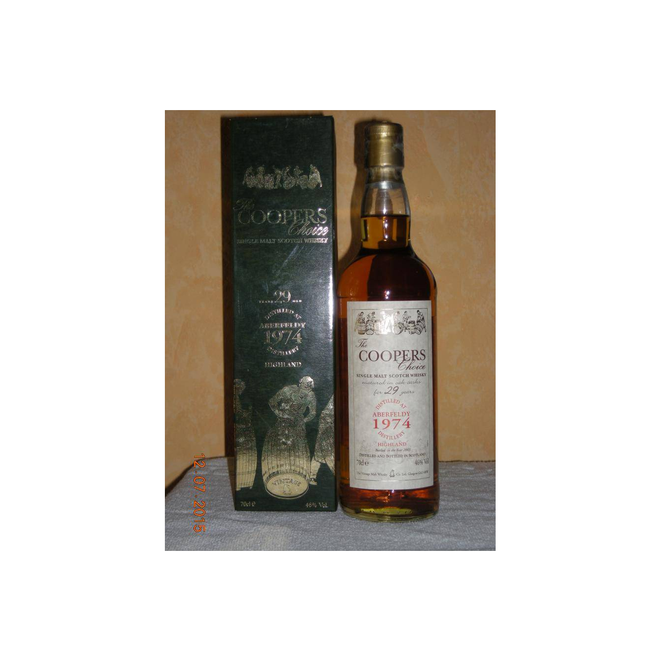 Aberfeldy The Cooper's Choice 1974 29 Years Single Malt Whisky 2